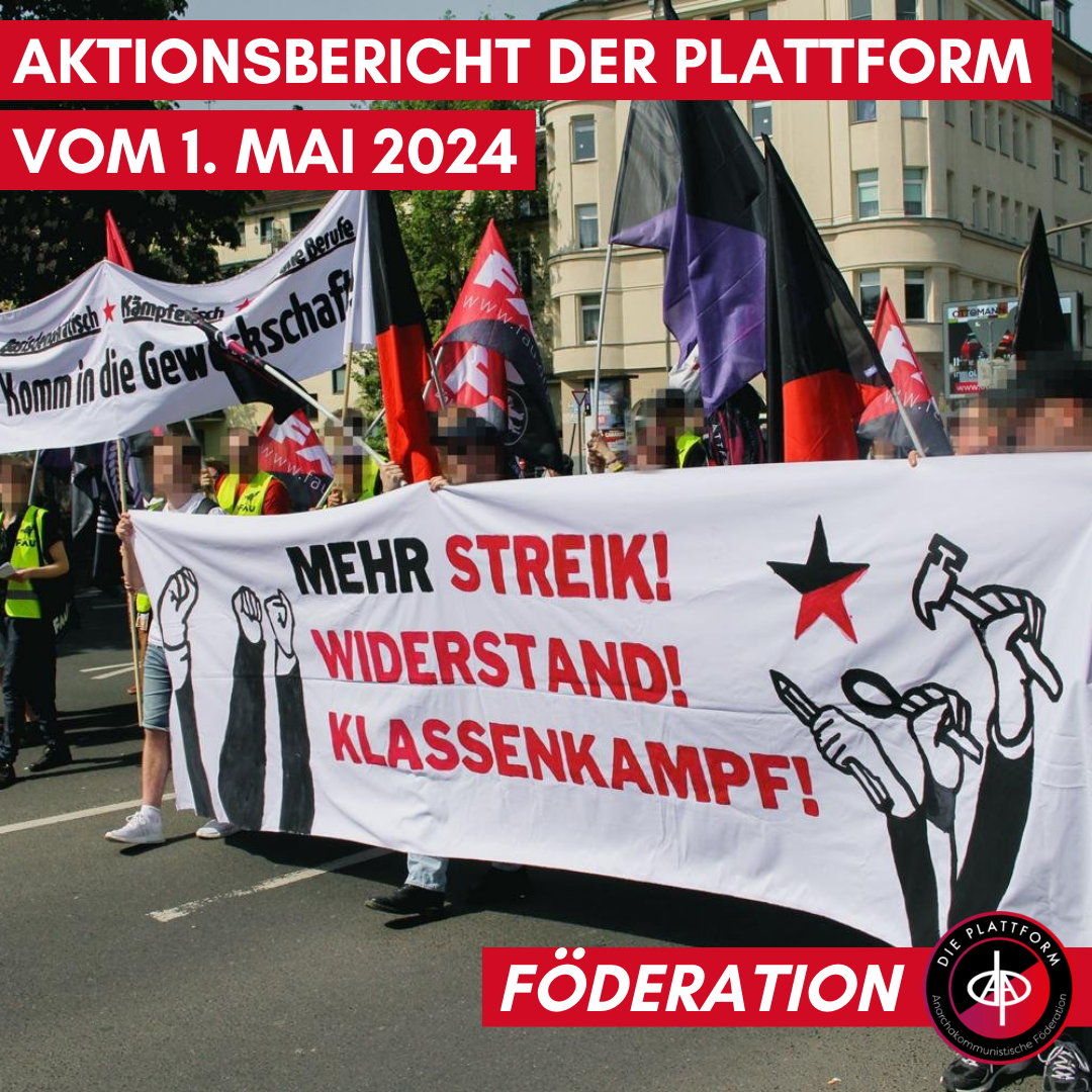 Aktionsbericht der Plattform vom 1. Mai 2024