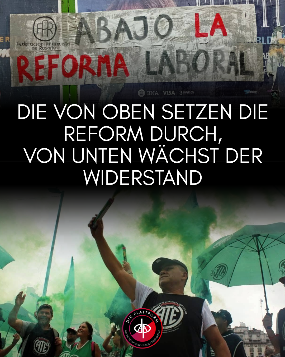 Die von Oben setzen die Reformen durch, von Unten wächst der Widerstand