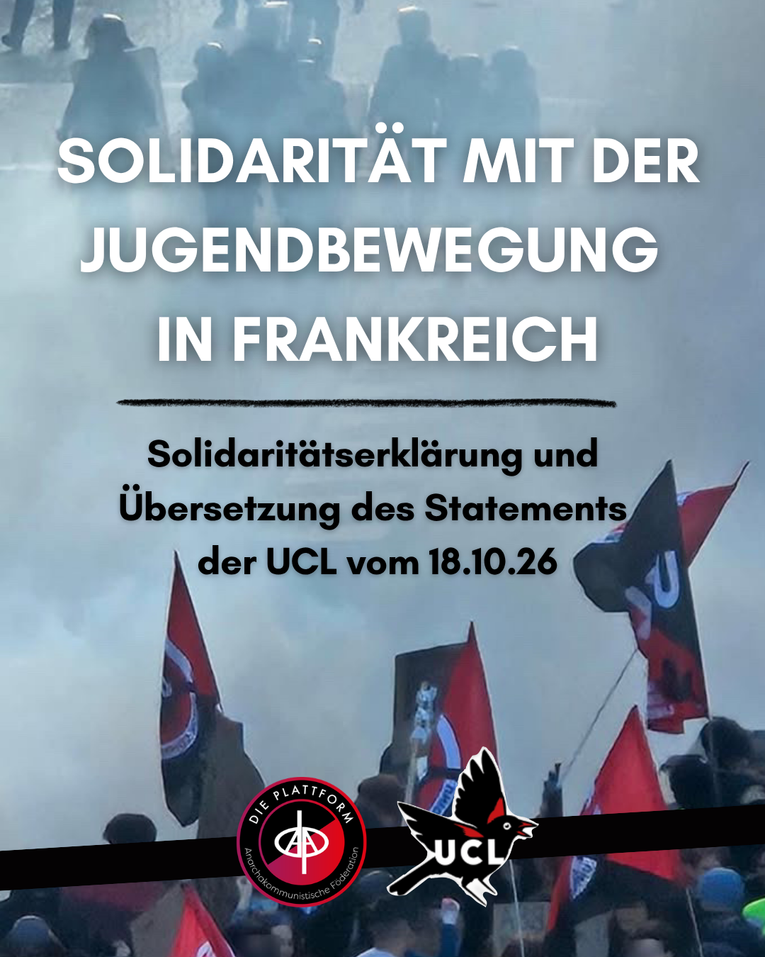Solidarität mit der Jugendbewegung in Frankreich